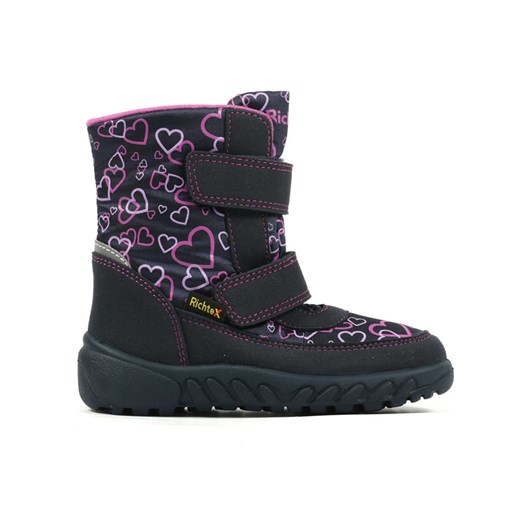 Richter Shoes Kozaki zimowe &quot;Husky&quot; w kolorze granatowym ze sklepu Limango Polska w kategorii Buty zimowe dziecięce - zdjęcie 175664967