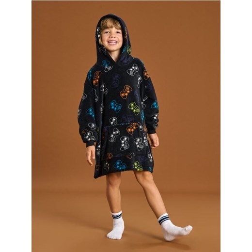 Sinsay - Bluza snuddie - czarny ze sklepu Sinsay w kategorii Piżamy dziecięce - zdjęcie 175665617