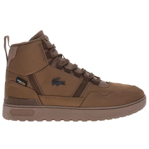 Buty Lacoste T-Clip Mid Trainers 748SMA0040-77T - brązowe ze sklepu streetstyle24.pl w kategorii Buty zimowe męskie - zdjęcie 175668166