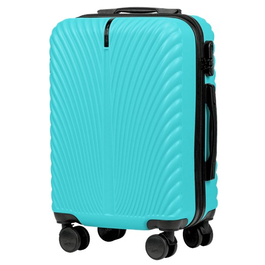 Walizka KABINOWA WINGS SWAN 20" LIGHT BLUE ze sklepu WINGS w kategorii Walizki - zdjęcie 175670039