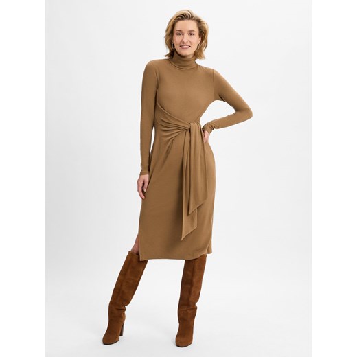 Lauren Ralph Lauren Sukienka damska Kobiety Bawełna wielbłądzi jednolity ze sklepu vangraaf w kategorii Sukienki - zdjęcie 175670329