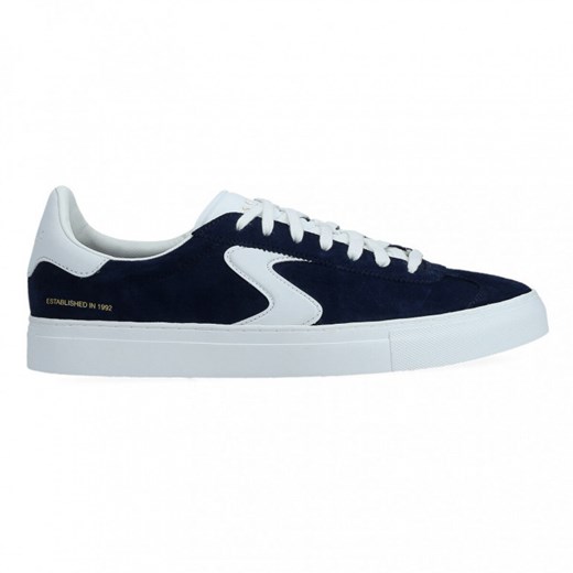 Męskie sneakersy Skechers Arch Fit Legend - Hamor - granatowe ze sklepu Sportstylestory.com w kategorii Trampki męskie - zdjęcie 175671229