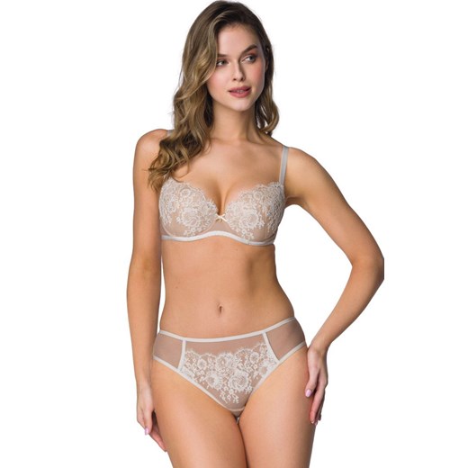 Figi damkie beż-mleko Frances F-3804/5, Kolor beżowo-mleczny, Rozmiar 36, Mat ze sklepu Intymna w kategorii Majtki damskie - zdjęcie 175672528