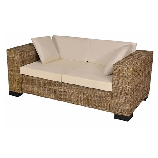 Sofa rattanowa 2-osobowa Letsa 2C ze sklepu Edinos.pl w kategorii Sofy i kanapy - zdjęcie 175675168