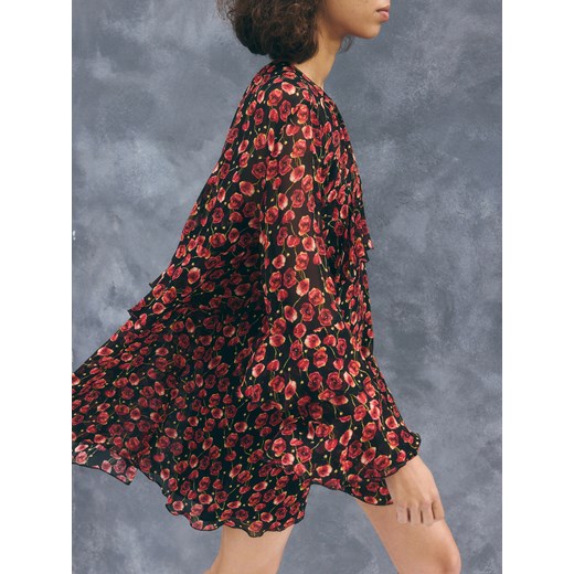 Reserved sukienka casual mini z długim rękawem 