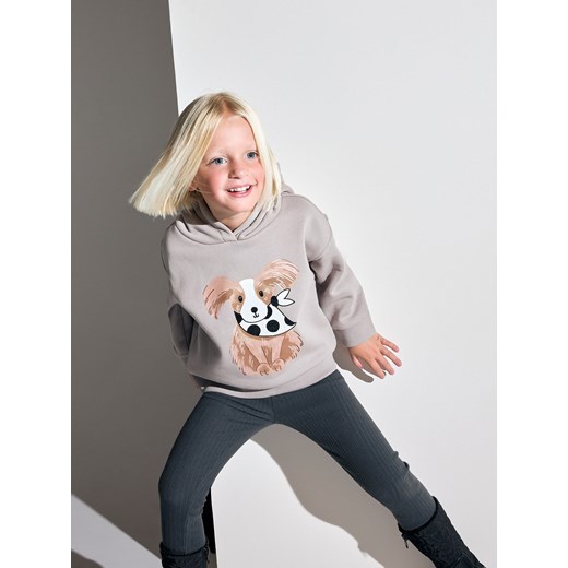 Reserved - Prążkowane legginsy - ciemnoszary Reserved 92 (1 Reserved