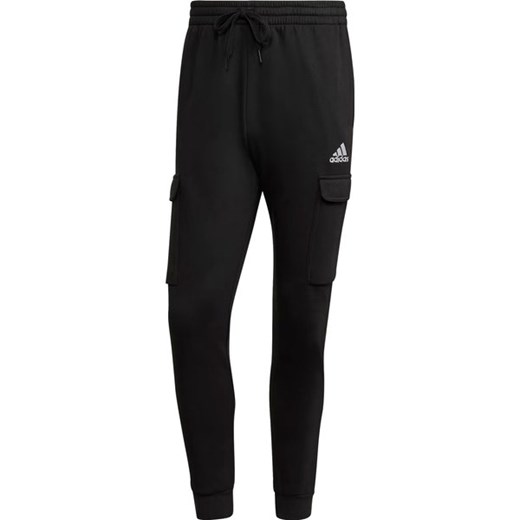 Spodnie dresowe męskie Essentials Fleece Regular Tapered Cargo Adidas ze sklepu SPORT-SHOP.pl w kategorii Spodnie męskie - zdjęcie 175686568