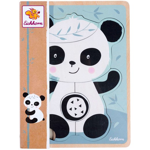 Eichhorn 6-częściowe puzzle &quot;Panda&quot; - 12 m+ ze sklepu Limango Polska w kategorii Puzzle - zdjęcie 175687226