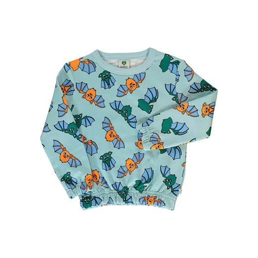 Småfolk Bluza "Bats" w kolorze błękitnym ze wzorem - id: 16188288 - marki Limango Polska - 175687498 Småfolk Bluza "Bats" w kolorze błękitnym ze wzorem ze sklepu Limango Polska w kategorii Bluzy chłopięce - zdjęcie 175687498