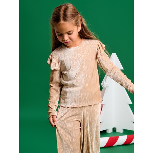 Sinsay - Komplet dzianinowy - złoty Sinsay 116 Sinsay