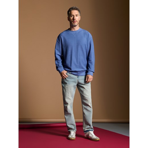 Sinsay - Bluza basic - niebieski Sinsay XL Sinsay