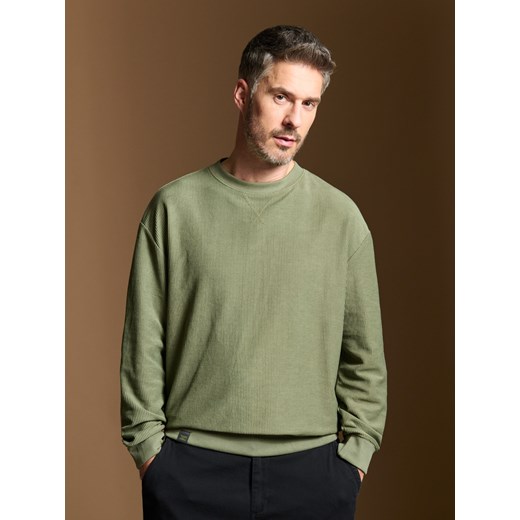 Sinsay - Bluza basic - zielony Sinsay XL Sinsay