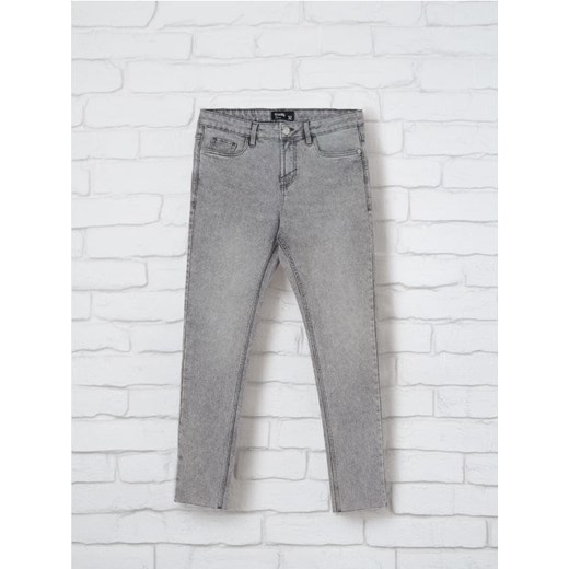Sinsay - Jeansy skinny fit - szary ze sklepu Sinsay w kategorii Jeansy męskie - zdjęcie 175689839