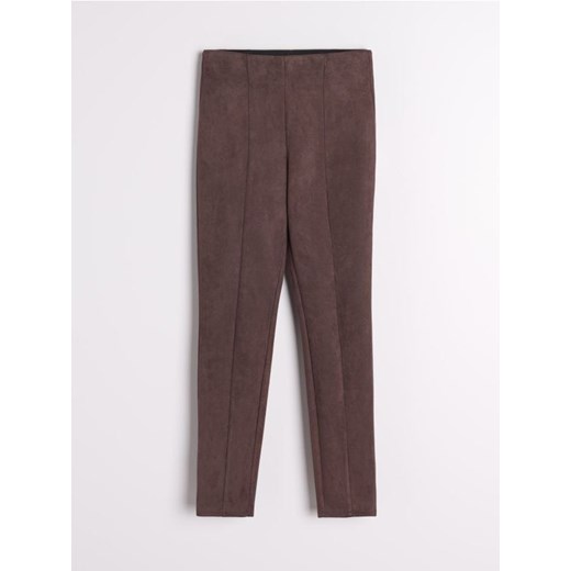 Sinsay - Spodnie - brązowy Sinsay L Sinsay
