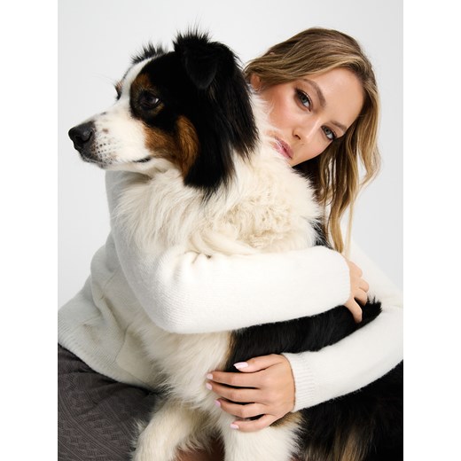 Sinsay - Kardigan - kremowy Sinsay S Sinsay