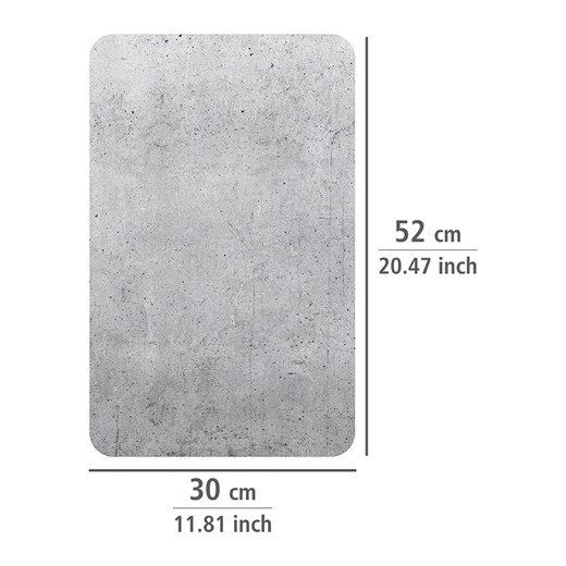 Wenko Płyty (2 szt.) &quot;Beton&quot; w kolorze szarym na kuchenkę - 30 x 52 cm Wenko onesize Limango Polska okazja