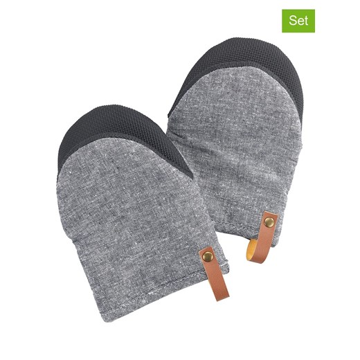 Wenko Rękawice kuchenne (2 szt.) &quot;Ada&quot; w kolorze szarym - 19 x 14 cm ze sklepu Limango Polska w kategorii Tekstylia kuchenne - zdjęcie 175698609