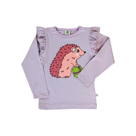 Småfolk Koszulka "Hedgehog" w kolorze fioletowym - id: 16188265 - marki Limango Polska - 175698987 Småfolk Koszulka "Hedgehog" w kolorze fioletowym ze sklepu Limango Polska w kategorii T-shirty chłopięce - zdjęcie 175698987