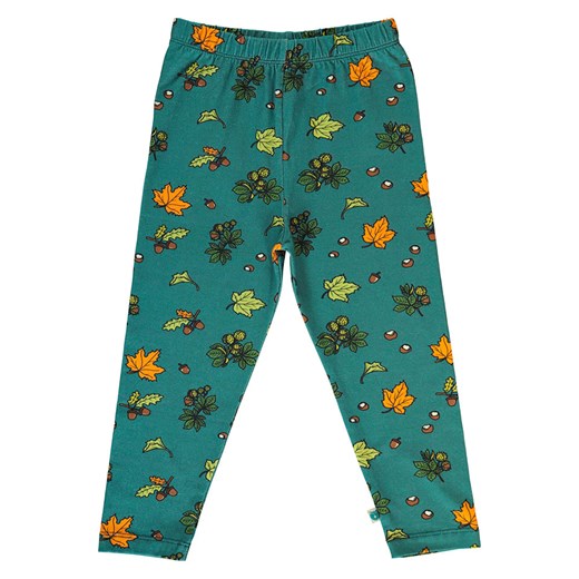 Småfolk Legginsy &quot;Autumn&quot; w kolorze niebieskim ze wzorem ze sklepu Limango Polska w kategorii Spodnie męskie - zdjęcie 175698997
