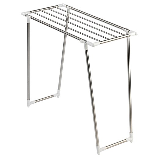 Wenko Suszarka w kolorze srebrno-białym - 87 x 79 x 39 cm ze sklepu Limango Polska w kategorii Akcesoria łazienkowe - zdjęcie 175699167