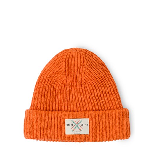 Barts Czapka męska - Luuke Beanie Mężczyźni Sztuczne włókno pomarańczowy jednolity ze sklepu vangraaf w kategorii Czapki zimowe męskie - zdjęcie 175700048