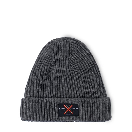 Barts Czapka męska - Luuke Beanie Mężczyźni Sztuczne włókno antracytowy jednolity ze sklepu vangraaf w kategorii Czapki zimowe męskie - zdjęcie 175700049