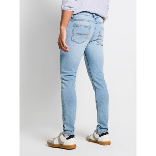 Sinsay - Jeansy super skinny - niebieski Sinsay 34/34 Sinsay