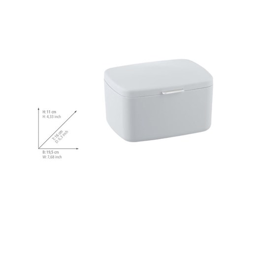 Wenko Pojemniki (2 szt.) "Barcelona" w kolorze białym - 19,5 x 11 cm Wenko onesize okazyjna cena Limango Polska