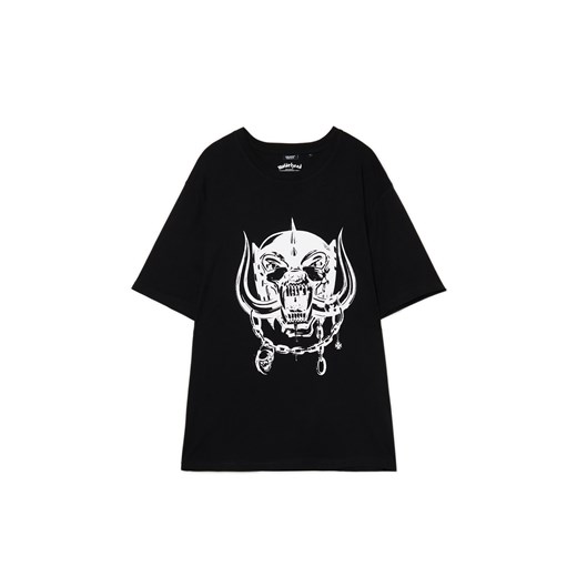 Cropp - Czarna koszulka z nadrukiem Motörhead - czarny ze sklepu Cropp w kategorii T-shirty męskie - zdjęcie 175708629