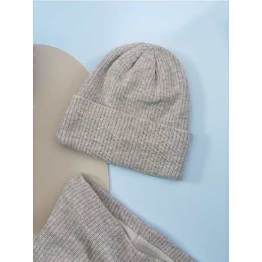 Sinsay - Czapka - szary ze sklepu Sinsay w kategorii Czapki zimowe damskie - zdjęcie 175710025