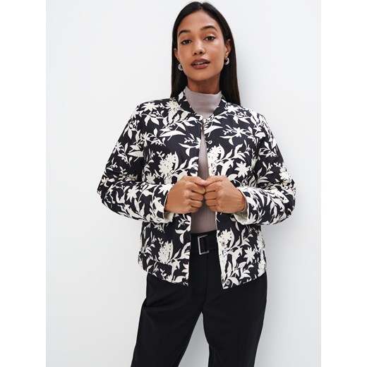 Kurtka damska Mohito krótka biała casualowa bez kaptura 