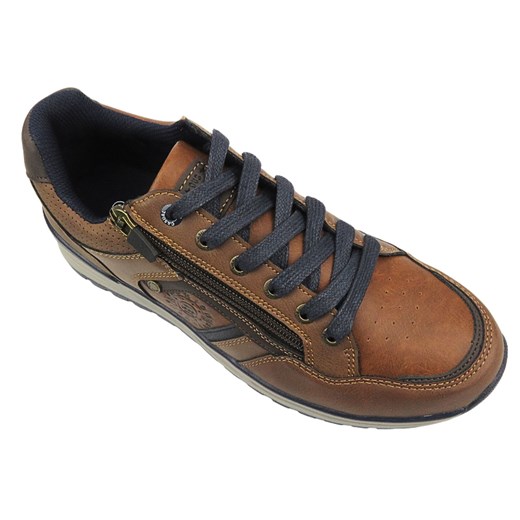 Sneakersy, Półbuty Męskie Casual - Mc Braun 24MN06-7391, brązowe Mc Braun 45 ulubioneobuwie