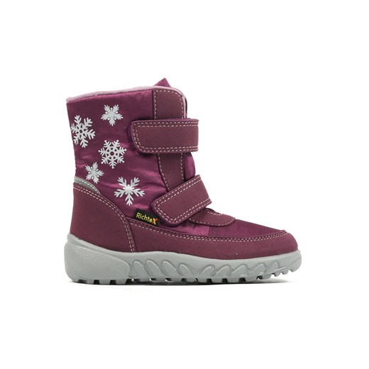 Richter Shoes Kozaki zimowe &quot;Husky&quot; w kolorze fioletowym ze sklepu Limango Polska w kategorii Buty zimowe dziecięce - zdjęcie 175716238