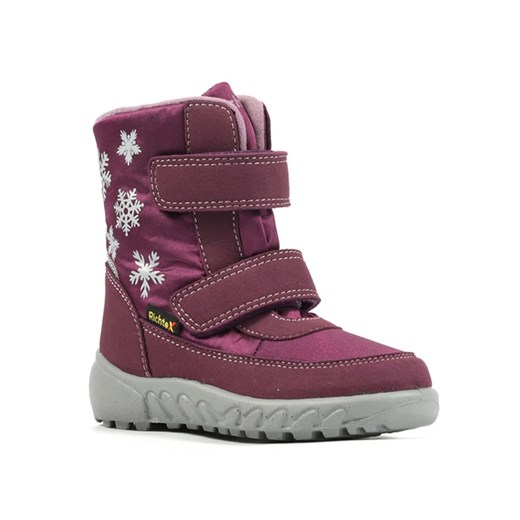 Buty zimowe dziecięce Richter z tkaniny na rzepy