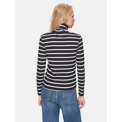 Sweter damski wielokolorowy LTB z bawełny z golfem 