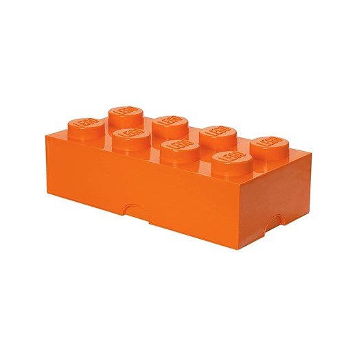 LEGO Pojemnik &quot;Brick 8&quot; w kolorze pomarańczowym - 50 x 18 x 25 cm ze sklepu Limango Polska w kategorii Kosze i pudełka na zabawki - zdjęcie 175716408