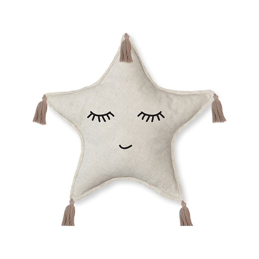 The Wild Hug Poduszka &quot;Happy Star&quot; w kolorze beżowym - Ø 45 cm ze sklepu Limango Polska w kategorii Odzież dla niemowląt - zdjęcie 175716409