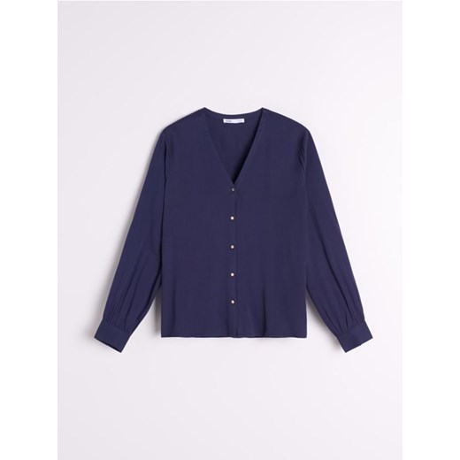 Sinsay - Koszula - granatowy Sinsay M Sinsay