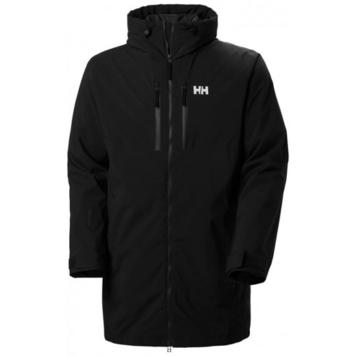 Męska kurtka parka zimowa Helly Hansen Park Insulated Rain Parka - czarna ze sklepu Sportstylestory.com w kategorii Kurtki męskie - zdjęcie 175720238