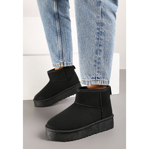 Śniegowce damskie Renee casual na platformie 