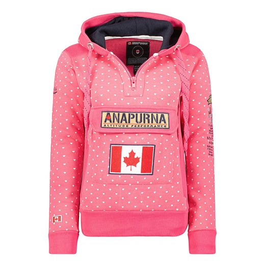 ANAPURNA Bluza &quot;Gymcoeurana&quot; w kolorze różowym ze sklepu Limango Polska w kategorii Bluzy damskie - zdjęcie 175723157