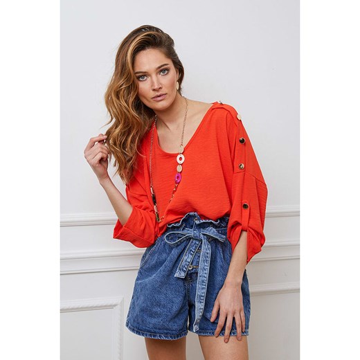 Joséfine Bluzka &quot;Dwigt&quot; w kolorze pomarańczowym ze sklepu Limango Polska w kategorii Bluzki damskie - zdjęcie 175723237
