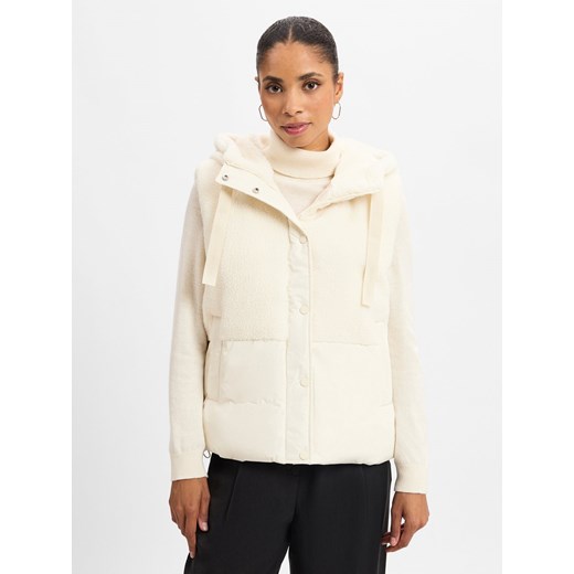 Opus Damska kamizelka funkcjonalna - Windus Kobiety écru jednolity ze sklepu vangraaf w kategorii Kamizelki damskie - zdjęcie 175723897