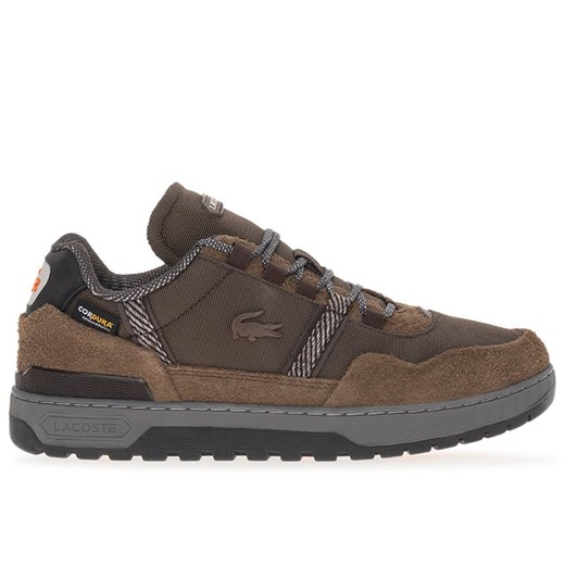 Buty Lacoste T-Clip WNTR 224 1 SMA 748SMA0037-7B8 - brązowe ze sklepu streetstyle24.pl w kategorii Buty sportowe męskie - zdjęcie 175728375