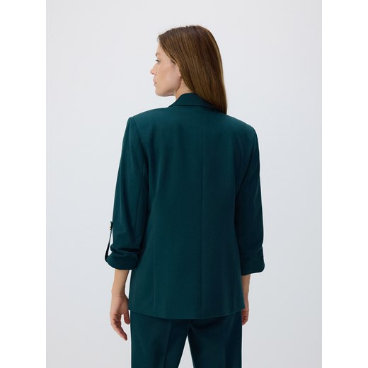 Reserved - Marynarka z podwiniętymi rękawami - morski Reserved M Reserved