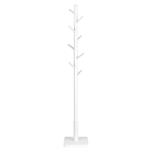 Songmics Wieszak stojący w kolorze białym - 30 x 175 x 30 cm ze sklepu Limango Polska w kategorii Szafy - zdjęcie 175732505
