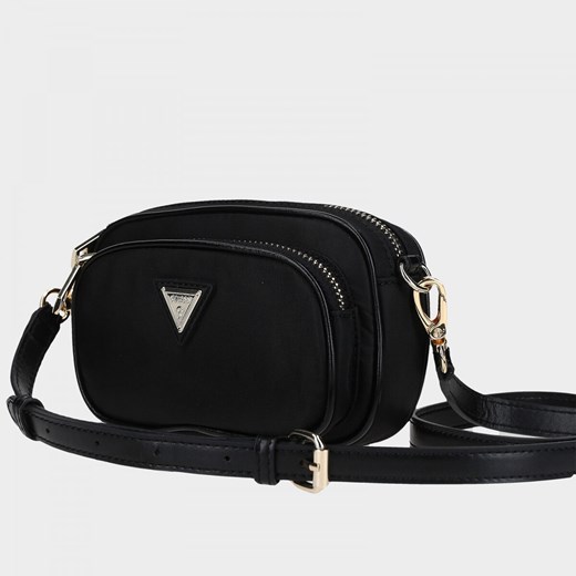 Damska torebka na ramię Guess Pouch Bag - czarna ze sklepu Sportstylestory.com w kategorii Listonoszki - zdjęcie 175740518