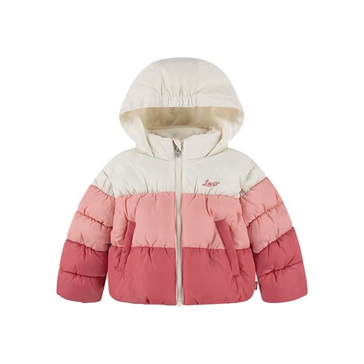 Levi&apos;s Kids Kurtka zimowa w kolorze jasnoróżowo-białym ze sklepu Limango Polska w kategorii Kurtki dziewczęce - zdjęcie 175744276