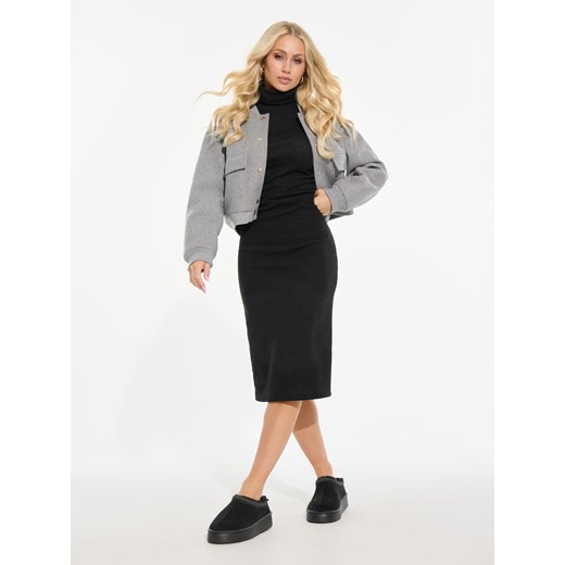 Sinsay - Sukienka midi - czarny Sinsay XXS Sinsay