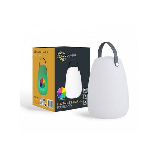 Lifa Living Lampa stołowa LED w kolorze białym - wys. 33 x Ø 23 cm ze sklepu Limango Polska w kategorii Oświetlenie - zdjęcie 175768819